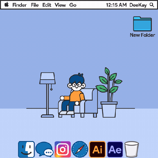 Animator Creating Animation by DeeKay