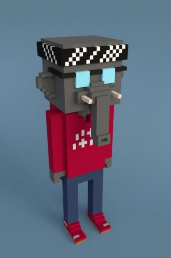 Meebits with Hat Bandana
