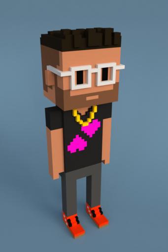 Meebits with Shirt Heart Tee
