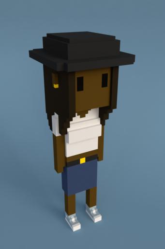 Meebits with Hat Brimmed