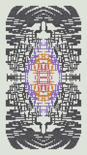 Quine with Chrome Red, orange, purple