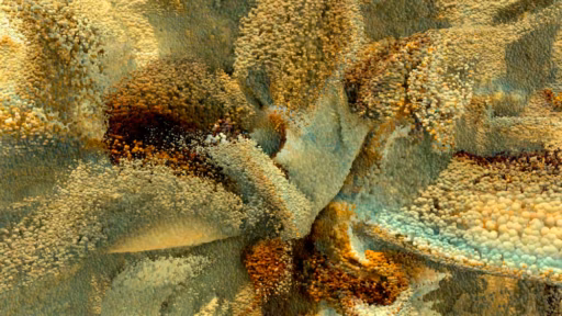 Machine Hallucinations: Mars (Infinite AI Data Painting) by Refik Anadol
