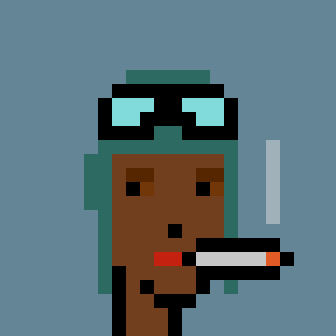 CryptoPunks with Accessories Pilot Helmet