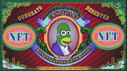 CryptoArt Monetization Generation by Matt Kane