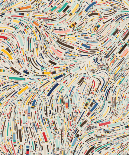 Fidenza #725 by Tyler Hobbs