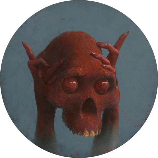 Transferred Violence (Skulls of Luci) by Sam Spratt